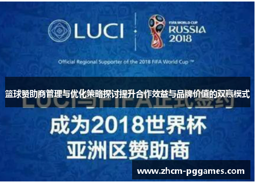 篮球赞助商管理与优化策略探讨提升合作效益与品牌价值的双赢模式